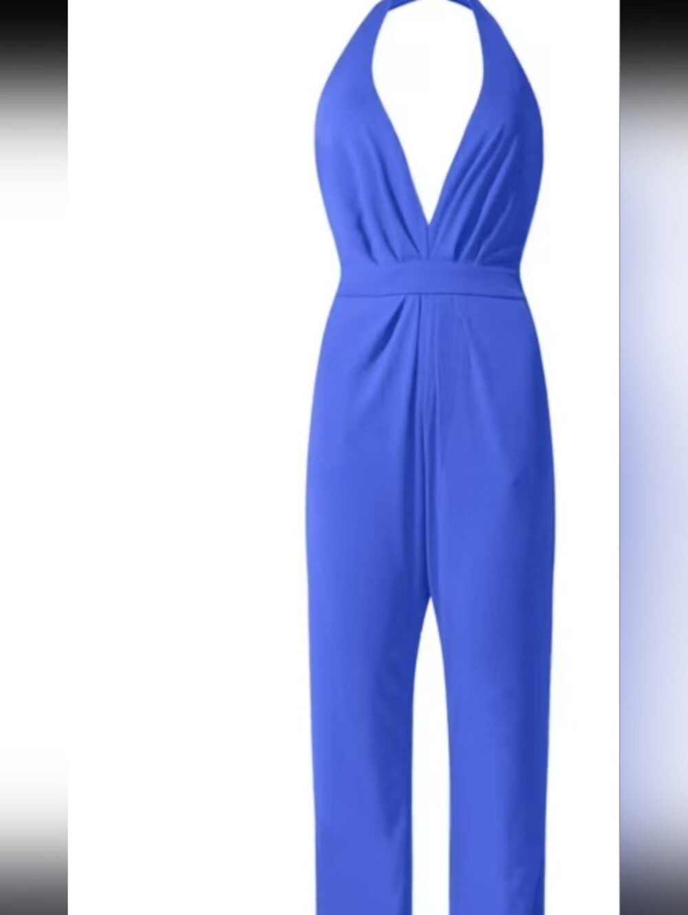 Royal Blue Halter One-Piece